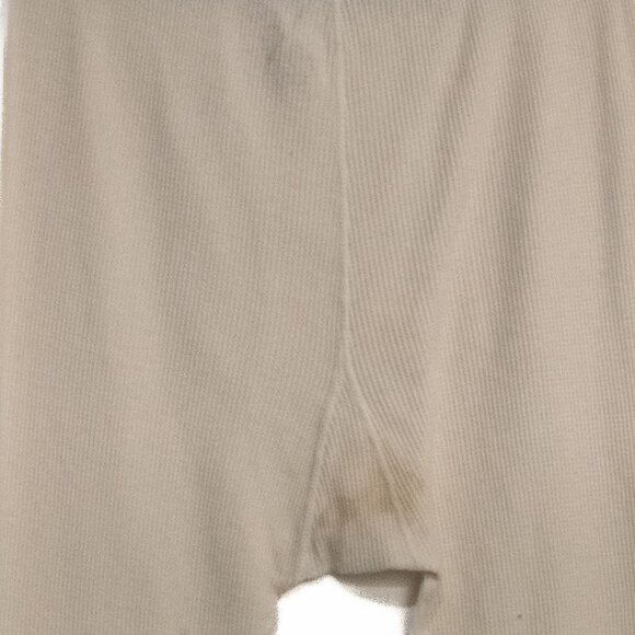 Hanes Thermal Long Underwear Pants Beige Size M Cotton Blend - Picture 7 of 8